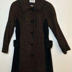 Brown and Black Coat